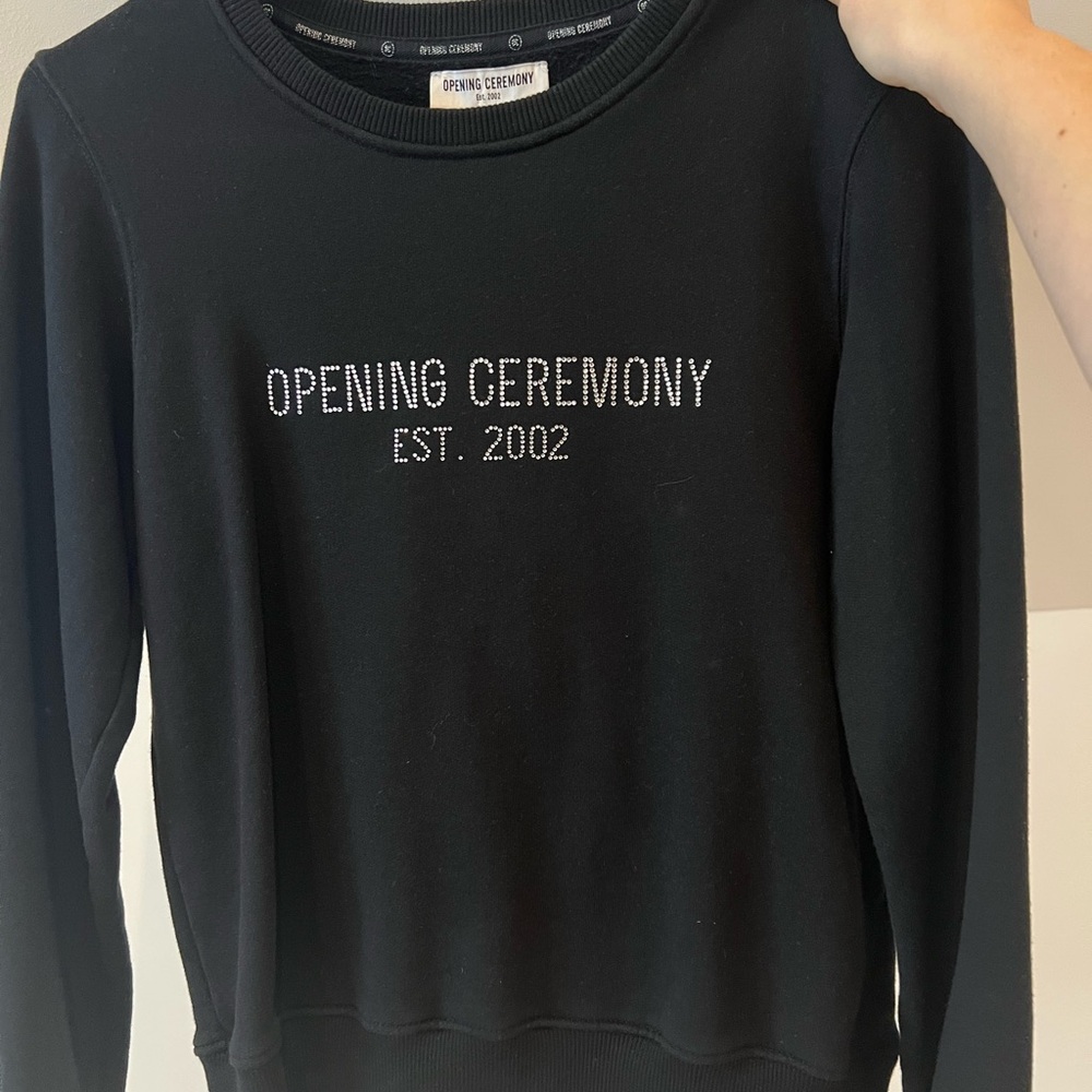Opening Ceremony Black Crewneck